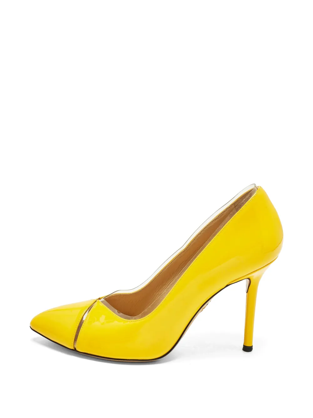 Charlotte Olympia Natalie PVC pumps - Giallo