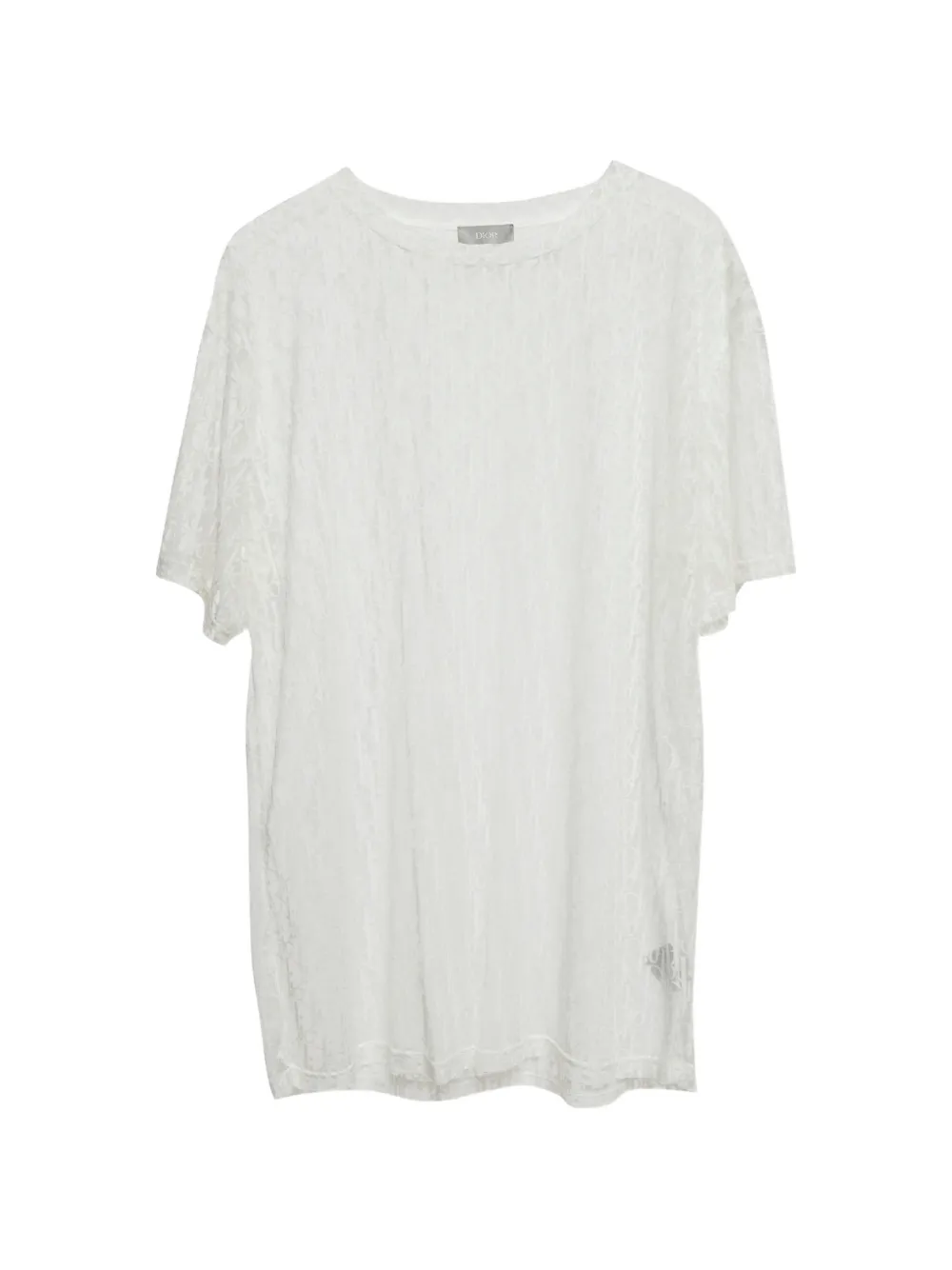 Christian Dior Pre-Owned Oblique T-shirt - White