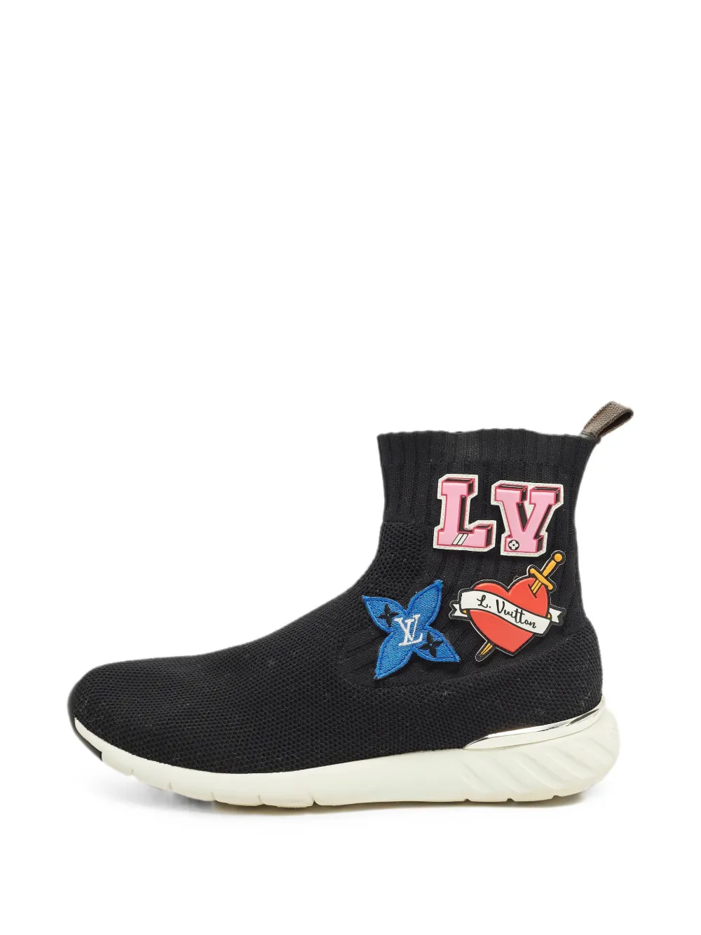 Louis Vuitton Pre-Owned Sneakers alte a calzino - Nero