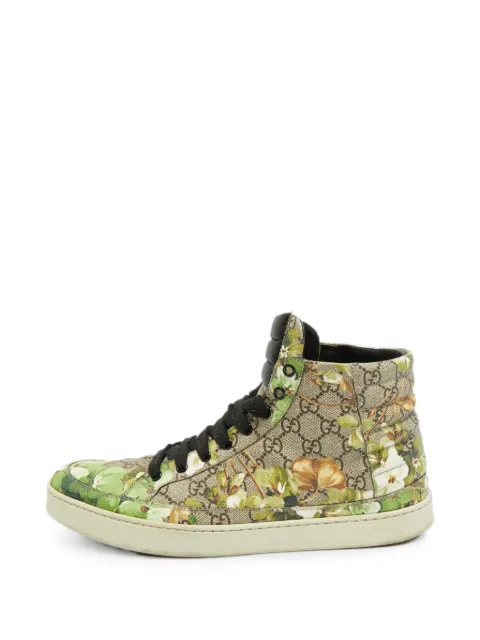 Gucci Pre-Owned GG-Supreme Blooms high-top sneakers