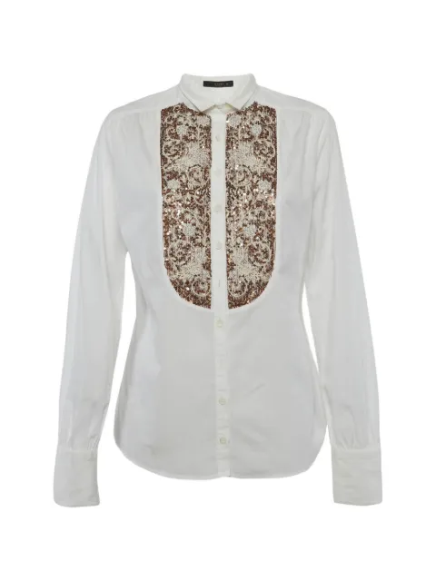 Etro Pre-Owned chemise brodée de sequins