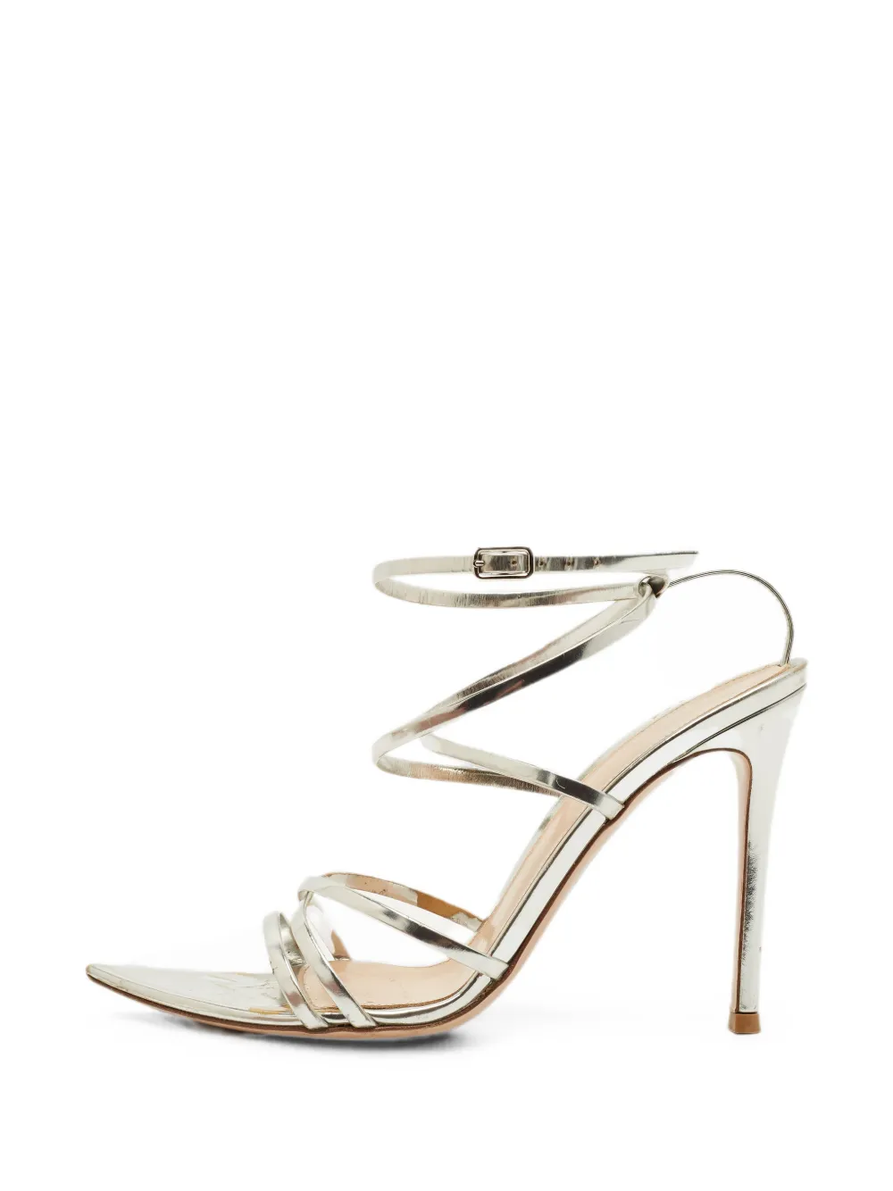 Gianvito Rossi Ettie ankle-strap sandals - Silber
