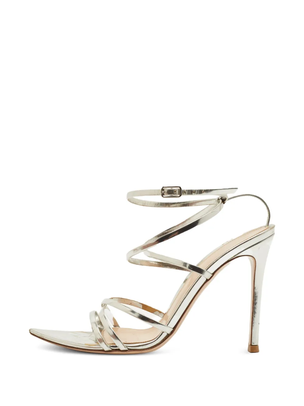 Gianvito Rossi Ettie ankle-strap sandals - Argento