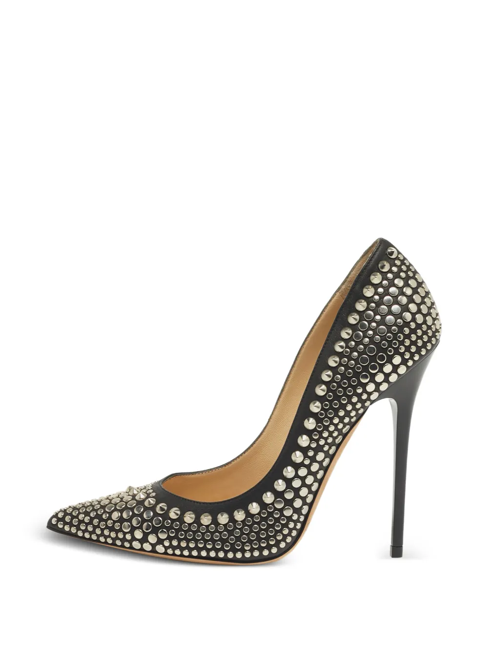 Jimmy Choo Pre-Owned stud-embellishment heeled pumps - Schwarz