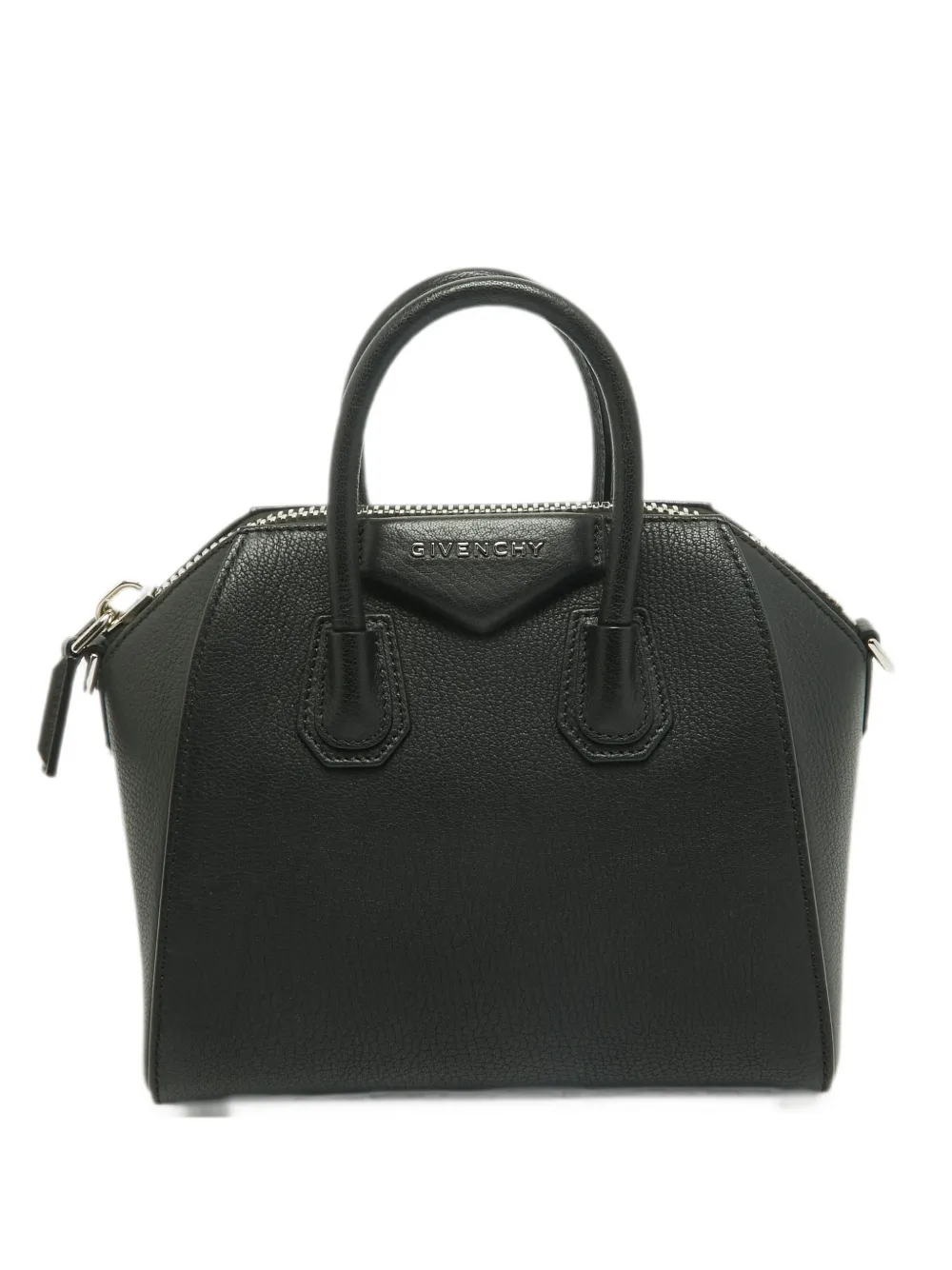 Givenchy Pre-Owned mini Antigona leather tote bag - Nero