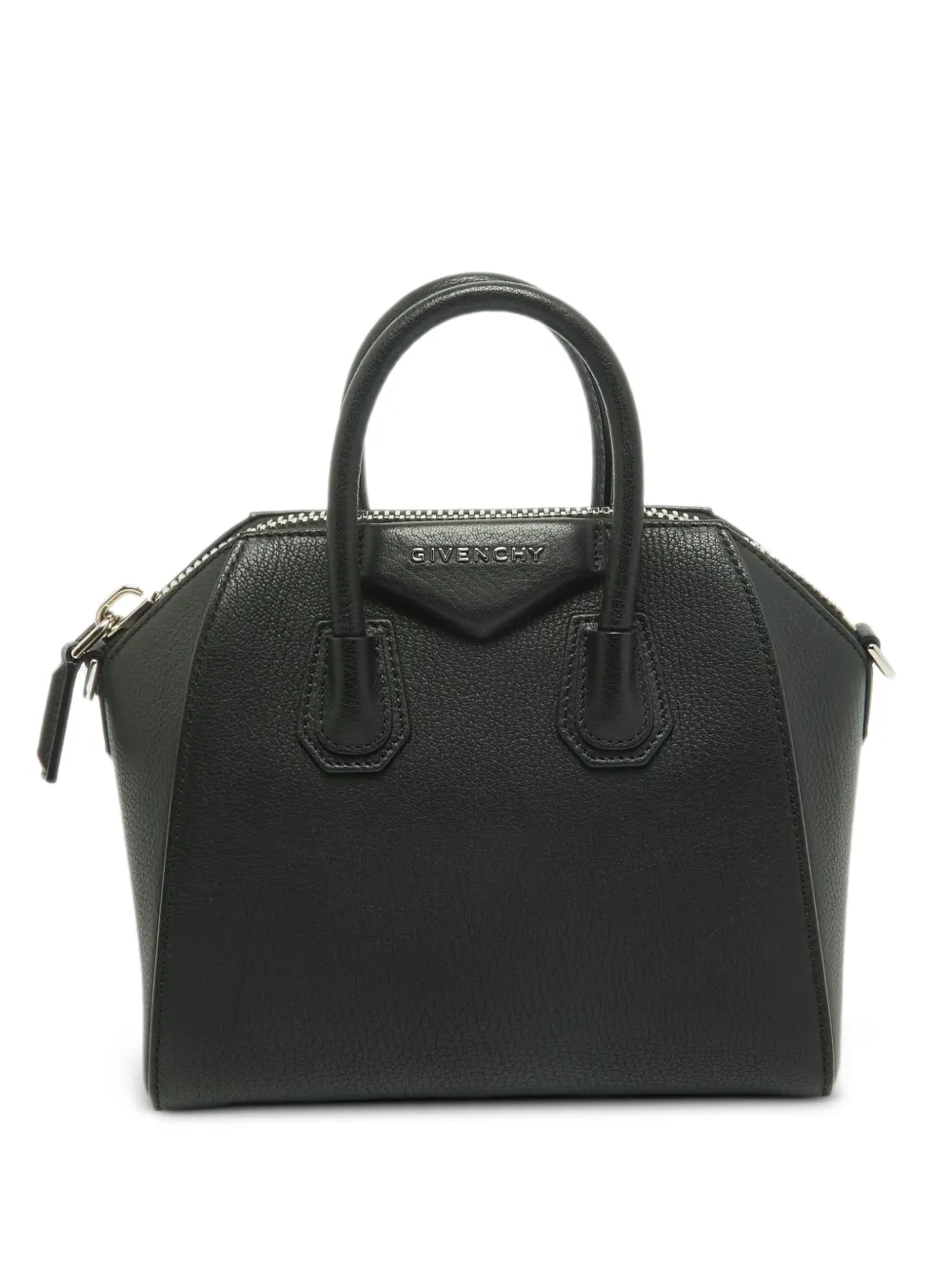 Givenchy Pre-Owned mini sac à main Antigona en cuir - Noir Givenchy Pre-Owned mini sac à main Antigona en cuir - Noir