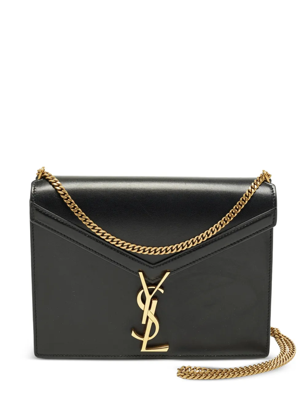 Saint Laurent Pre-Owned Cassandra chain shoulder bag - Nero