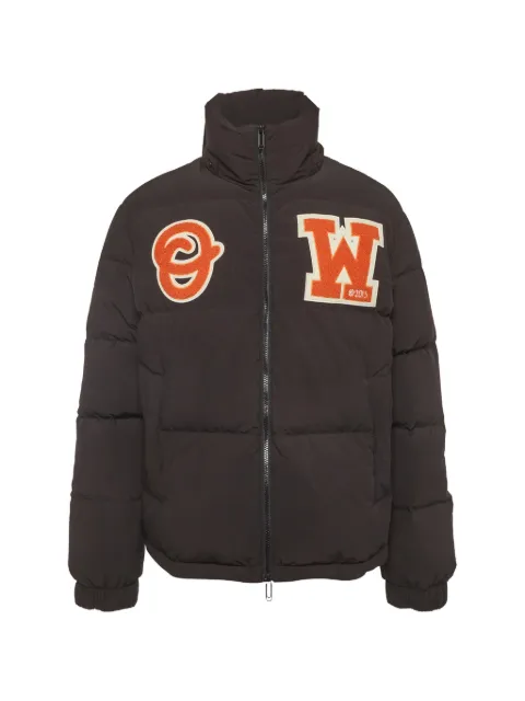 Off-White Pre-Owned logo applique puffer jacket