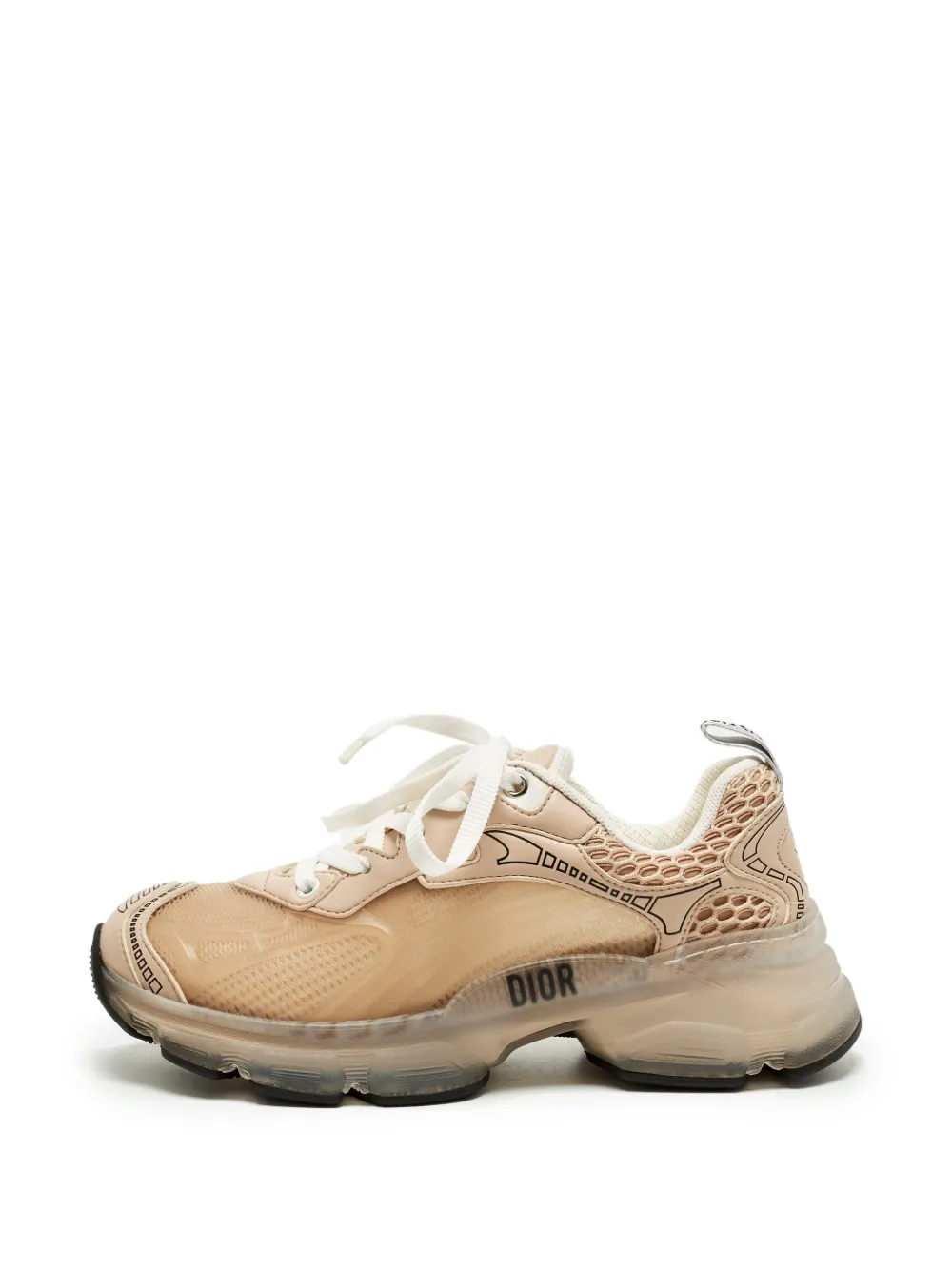 Christian Dior Pre-Owned Vibe low-top sneakers - Nude