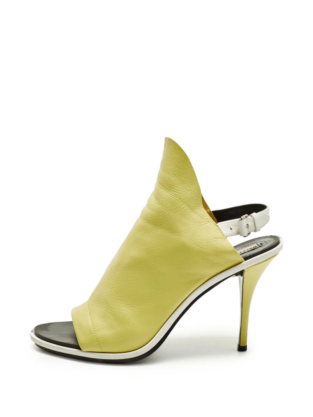 Balenciaga Pre-Owned Sandali Glove con cinturino posteriore - Giallo