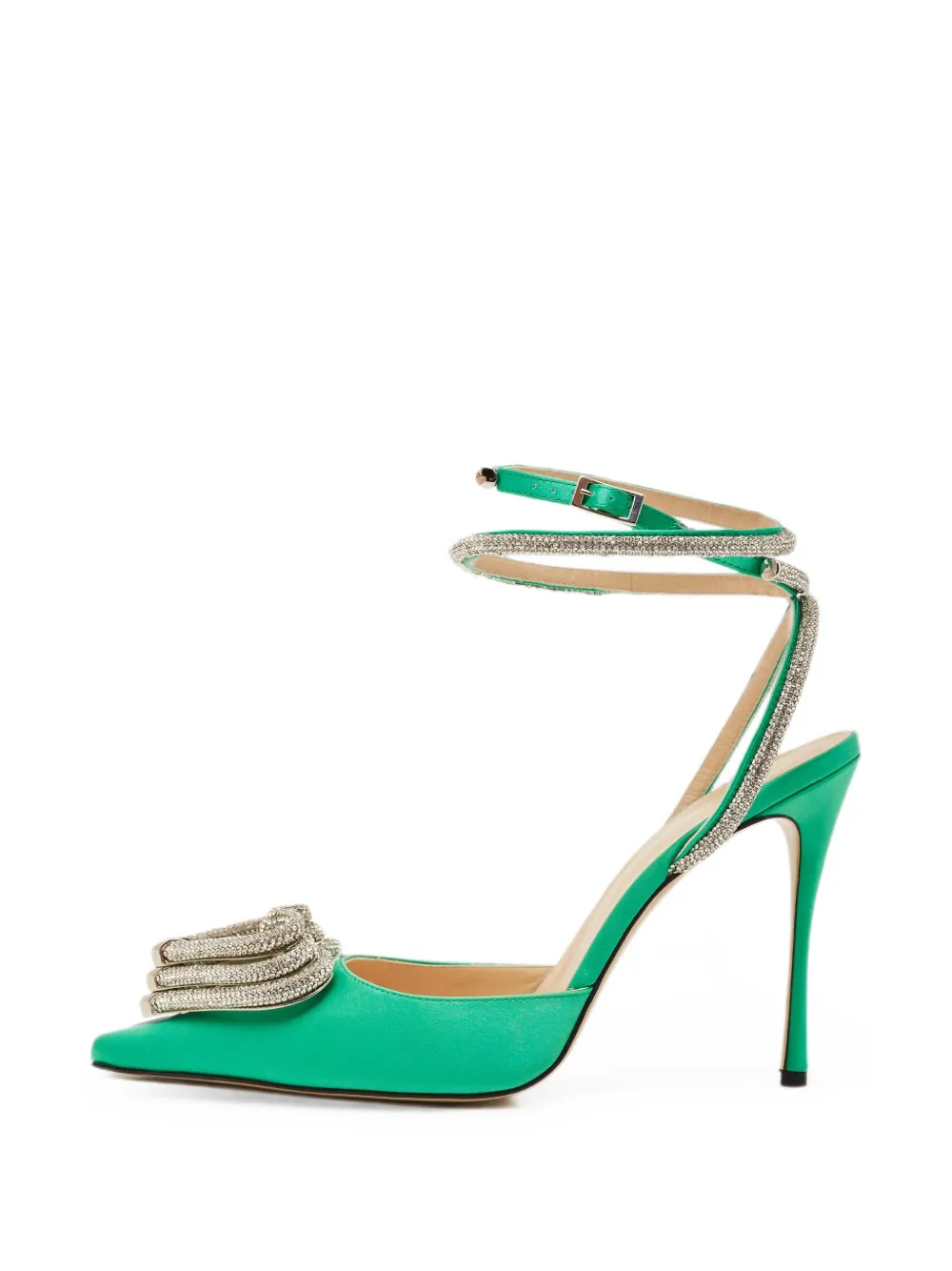 MACH & MACH crystal-embellished pumps - Grün