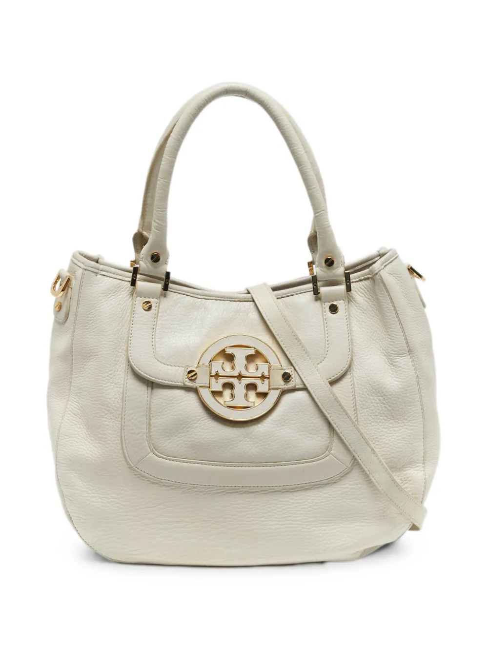 Tory Burch Amanda leather tote bag - Toni neutri