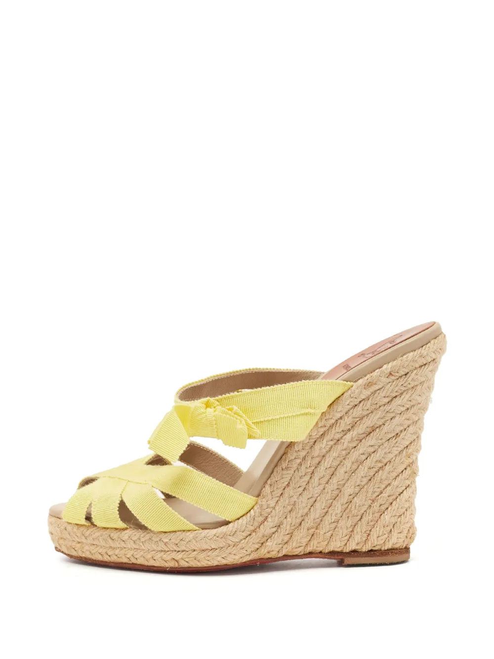 Christian Louboutin Pre-Owned Delfin wedge sandals - Gelb