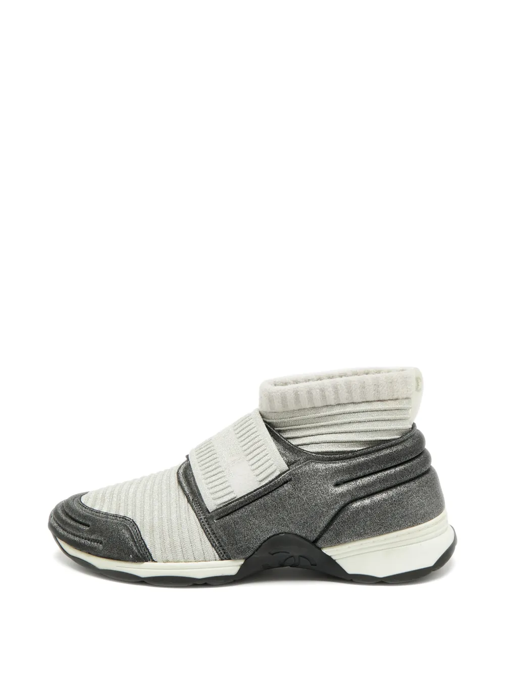 CHANEL Pre-Owned Stretch Spirit slip-on sneakers - Grau