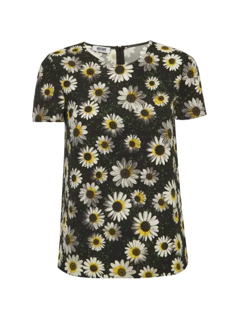 Moschino Pre-Owned daisy-print short-sleeve T-shirt