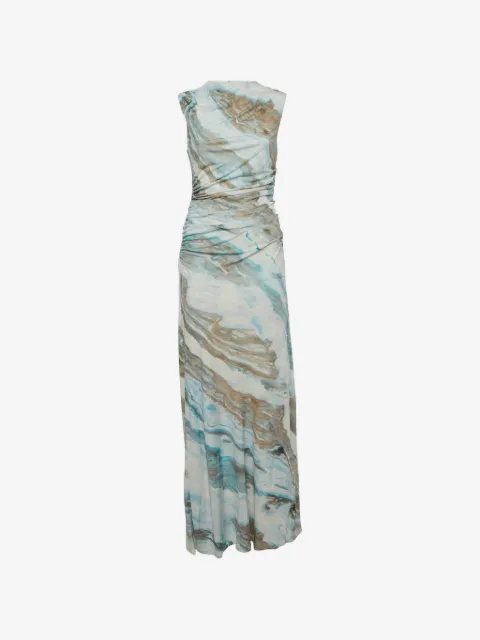 Anna Quan Juniper agate-print maxi dress