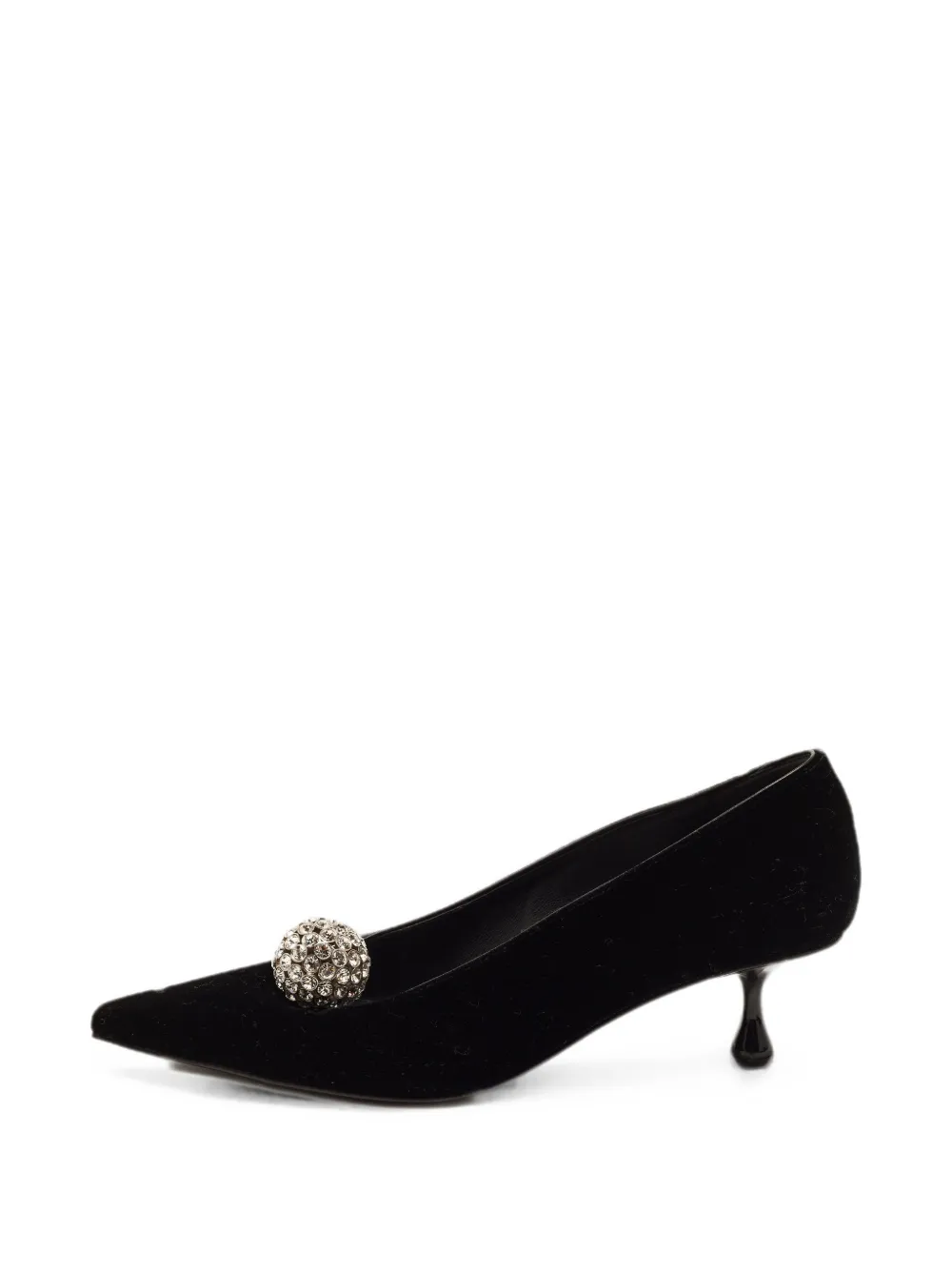 Jimmy Choo Pre-Owned Orb pointed-toe pumps - Schwarz