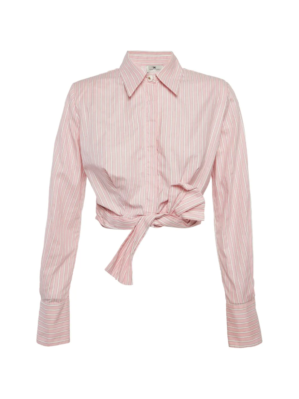 Elisabetta Franchi cotton striped top - Rosa
