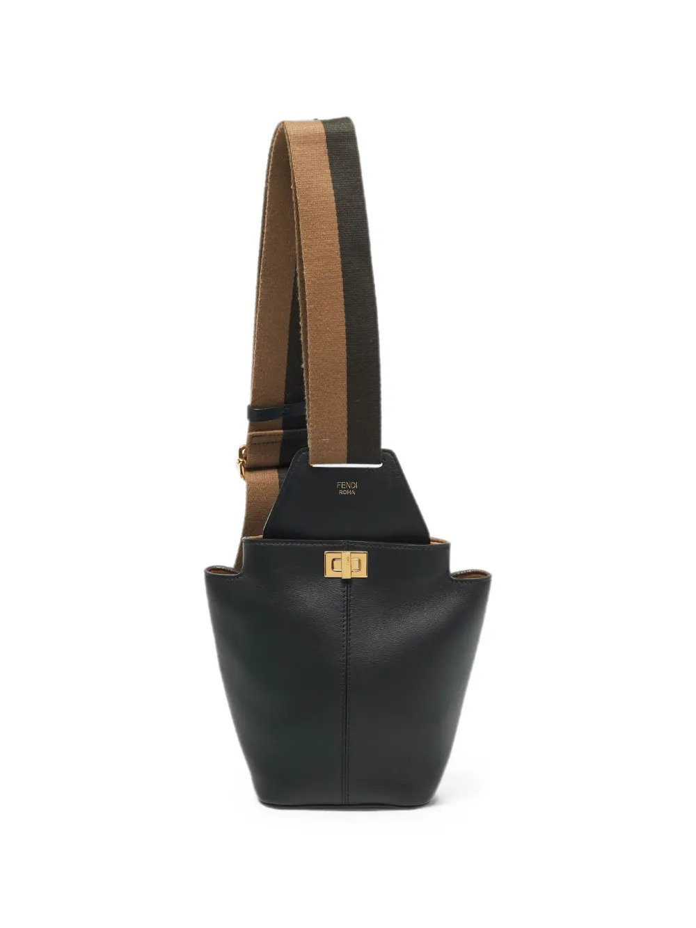 Fendi Pre-Owned 2020 Guitar leather cross body bag - Nero