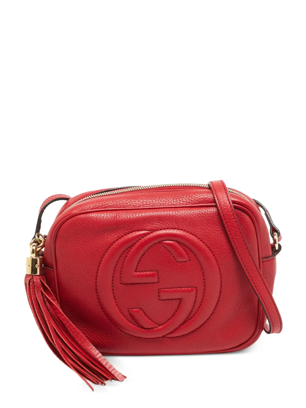 Gucci Pre-Owned Soho Disco leather crossbody bag - Rosso