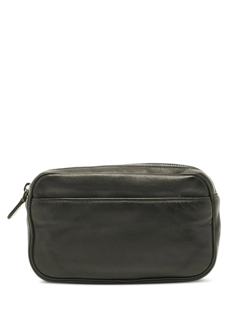 Bottega Veneta Pre-Owned convertible leather clutch - Nero