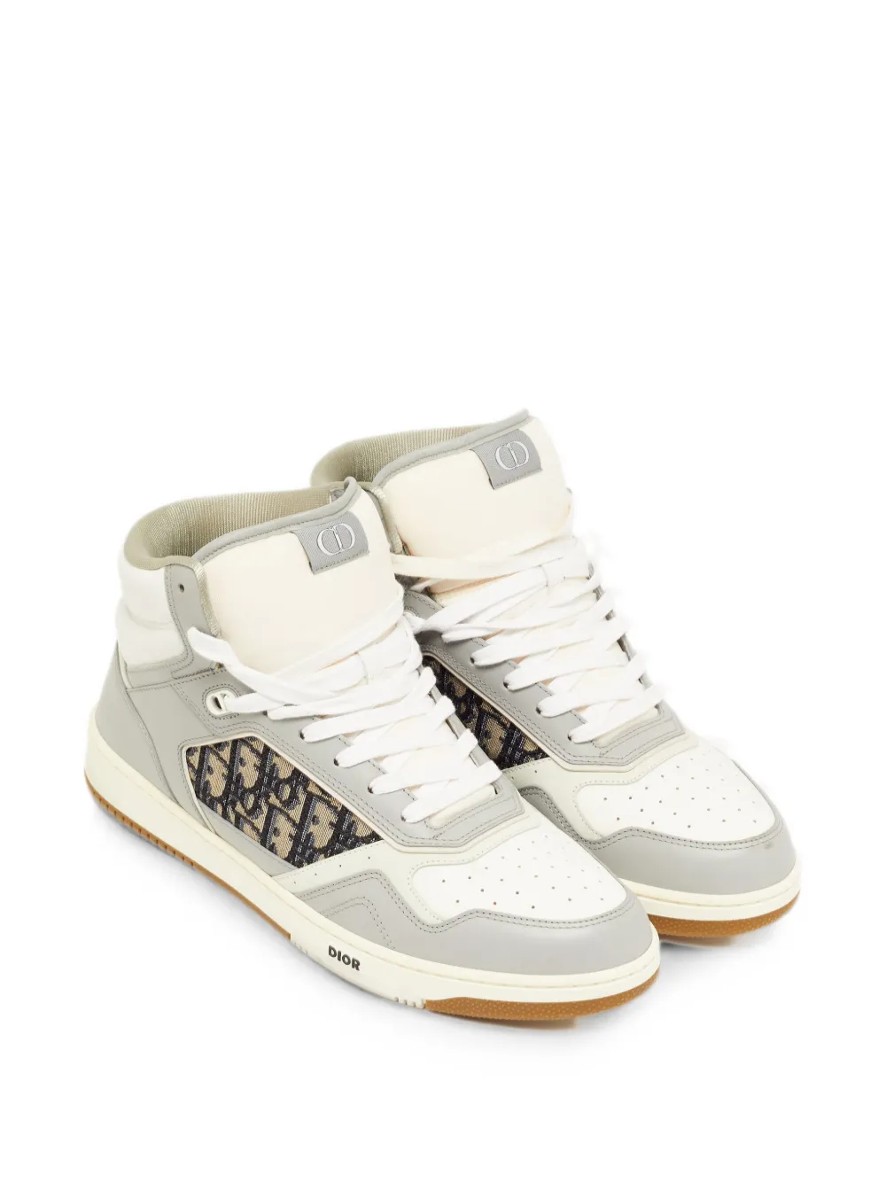 Christian Dior Pre-Owned B27 jacquard sneakers - Weiß