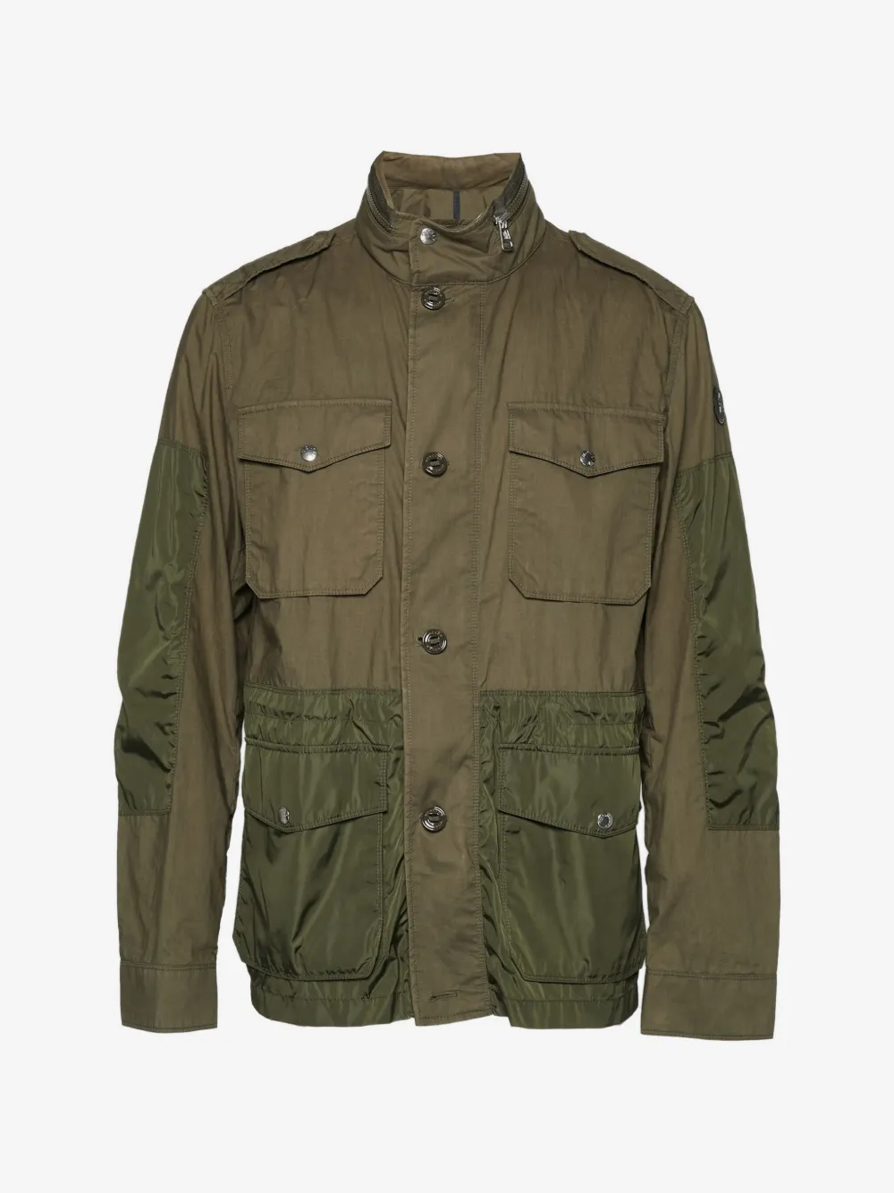 Moncler concealed hood jacket | Green | Image 1