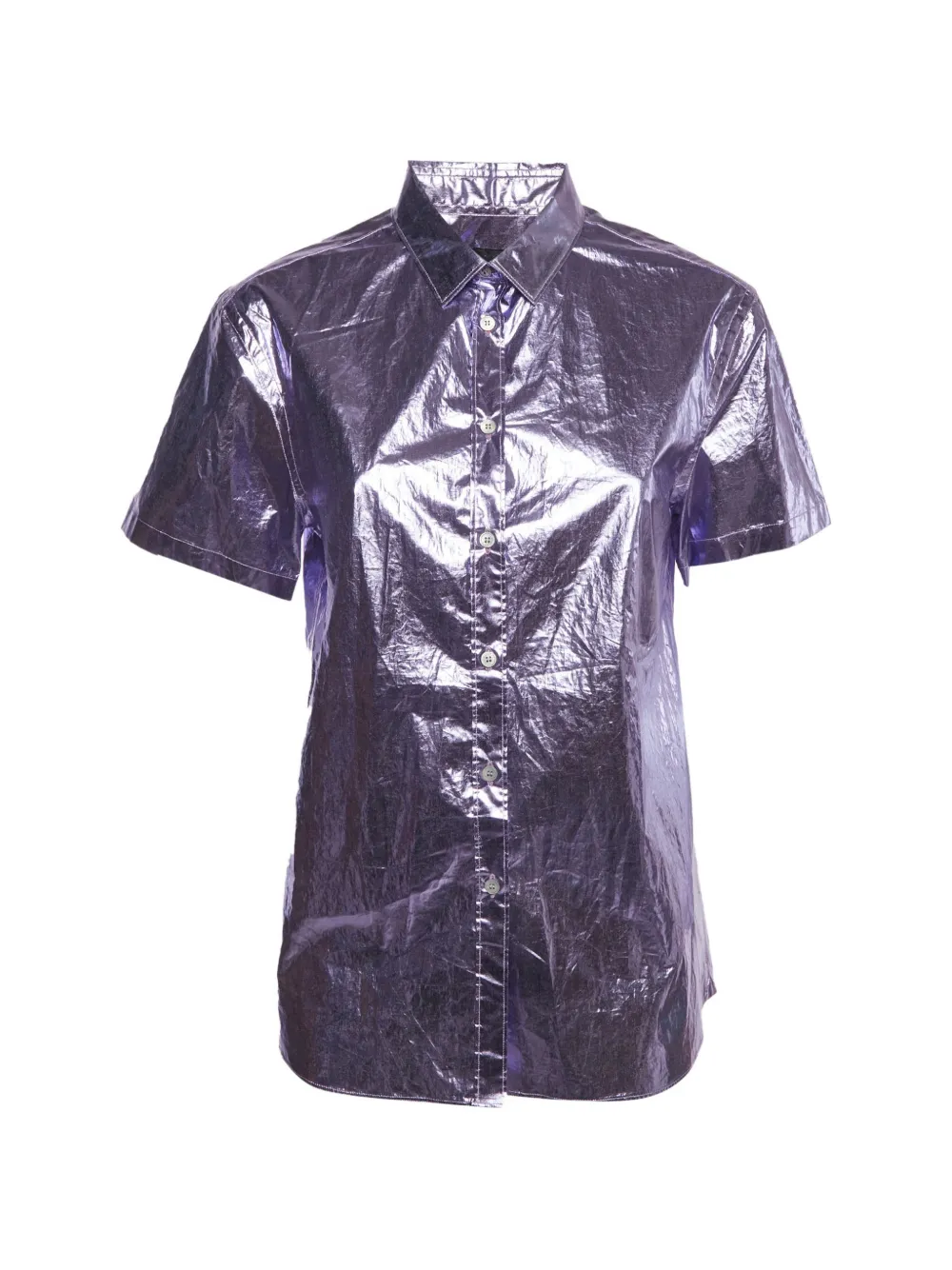 Burberry Pre-Owned T-shirt metallizzata - Viola