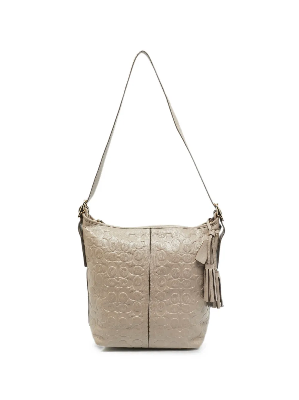 Coach Legacy tassel shoulder bag - Toni neutri