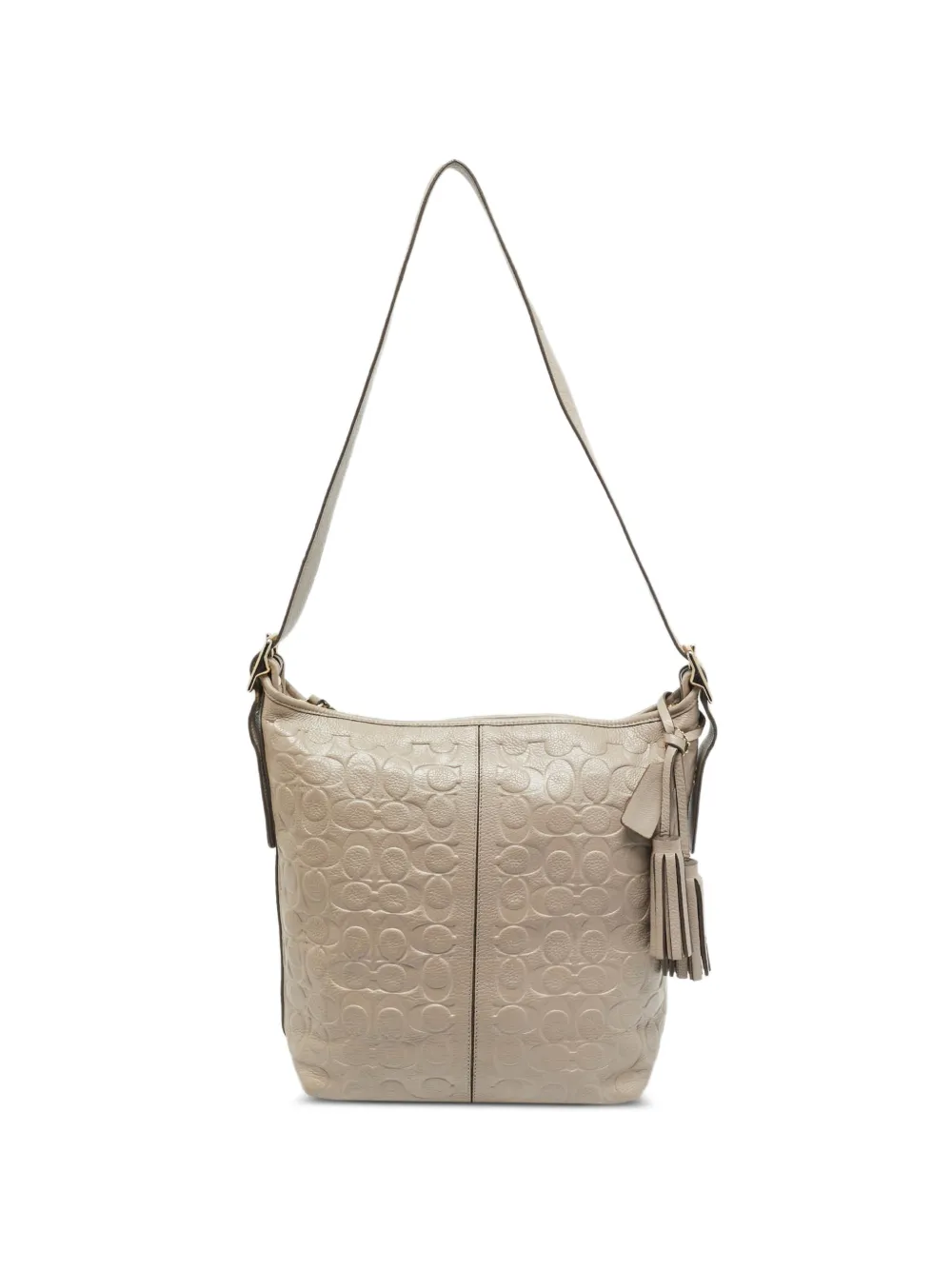 Coach Legacy tassel shoulder bag - Toni neutri