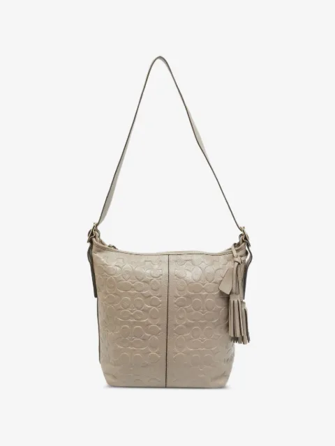 Coach Legacy tassel shoulder bag