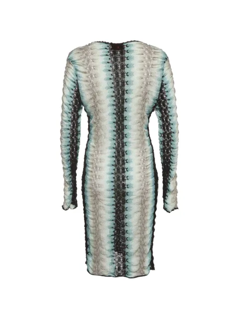 Missoni Pre-Owned vestido midi con diseño fruncido