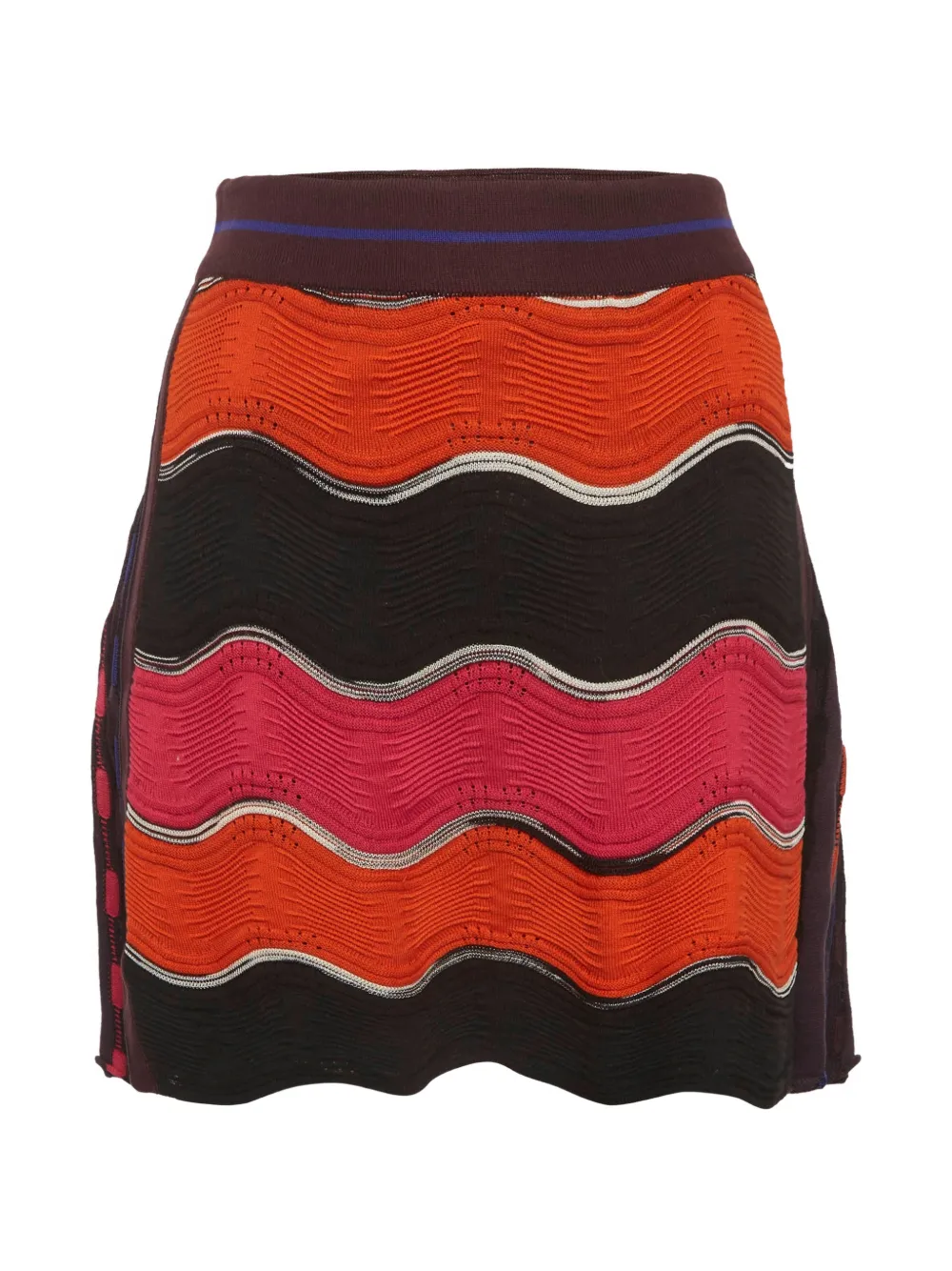 Missoni Pre-Owned knitted mini skirt - Marrone
