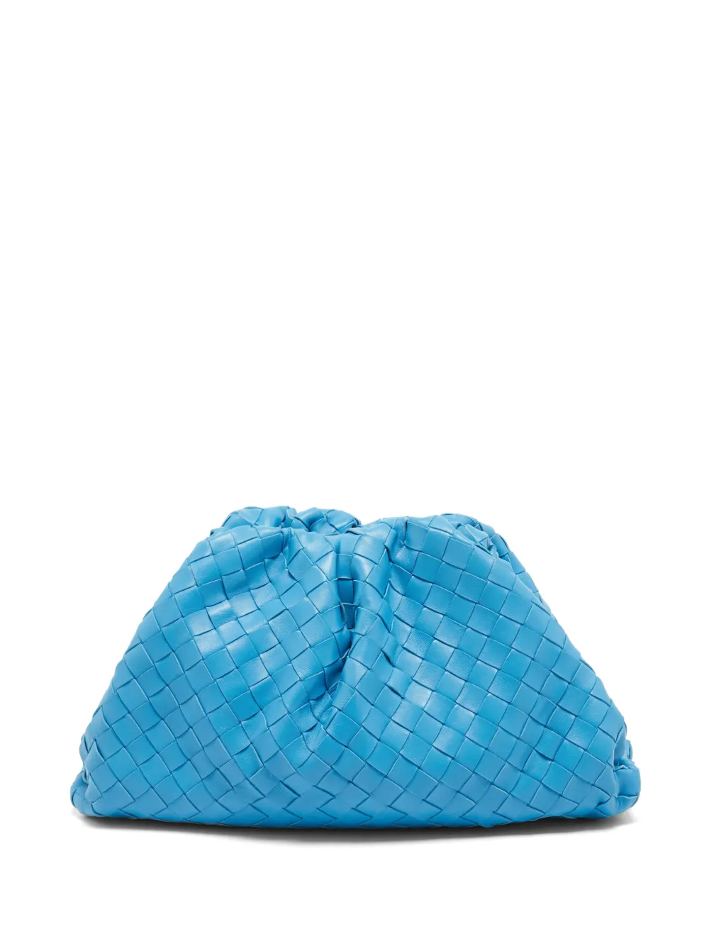 Bottega Veneta Pre-Owned The Pouch Intrecciato clutch bag - Blu