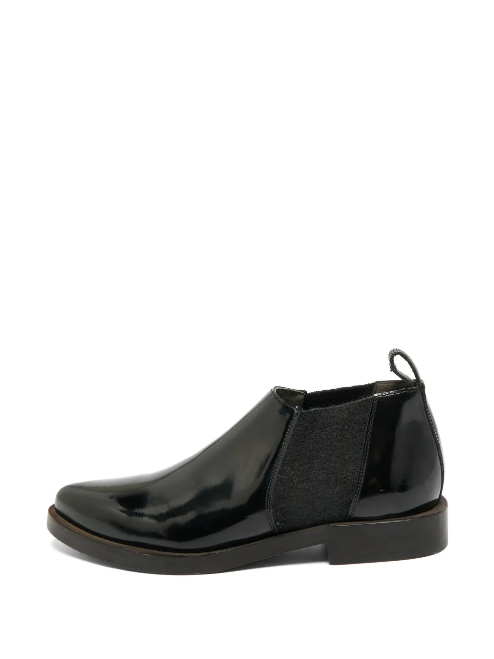 Brunello Cucinelli pointed-toe Chelsea boots - Schwarz