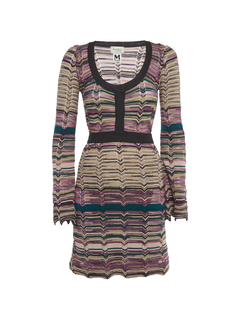 Missoni Pre-Owned x Neiman Marcus mini 2007 knit dress - Toni neutri