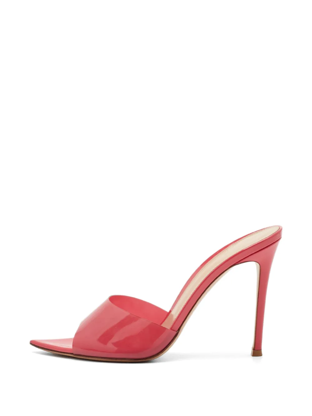 Pre-owned Gianvito Rossi Elle Mules In Pink