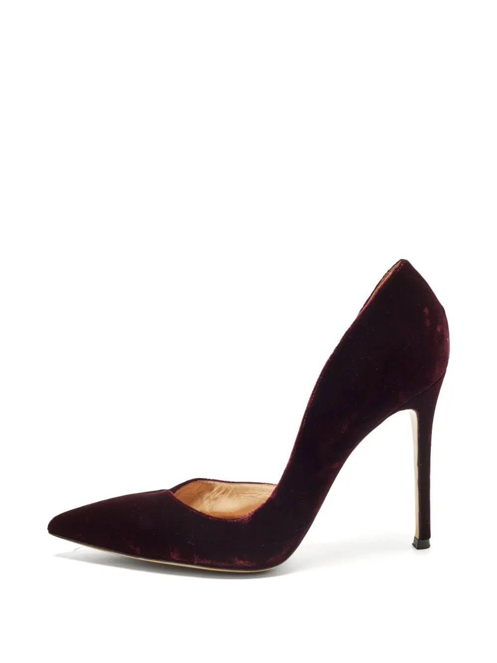 Gianvito Rossi d'Orsay suede pumps - Rot