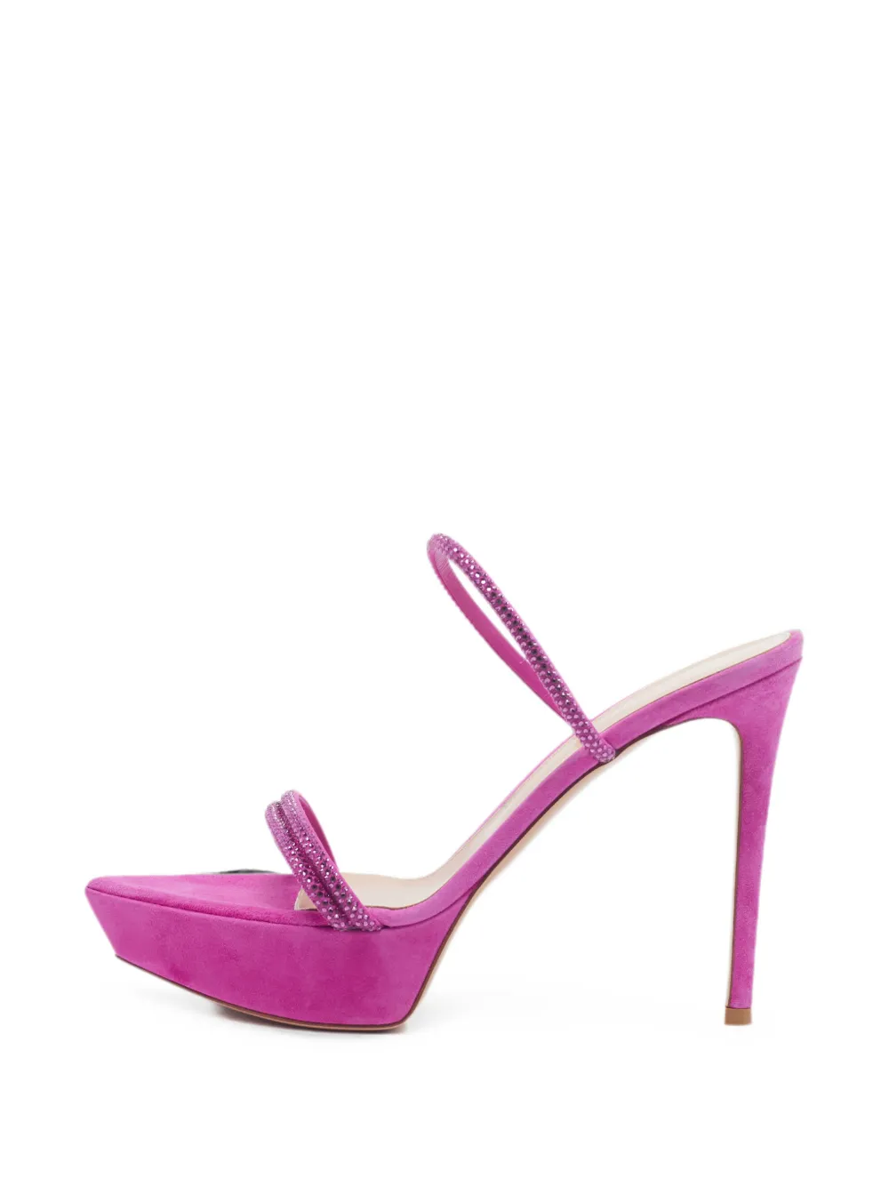 Gianvito Rossi Cannes Plateau-Sandalen - Rosa