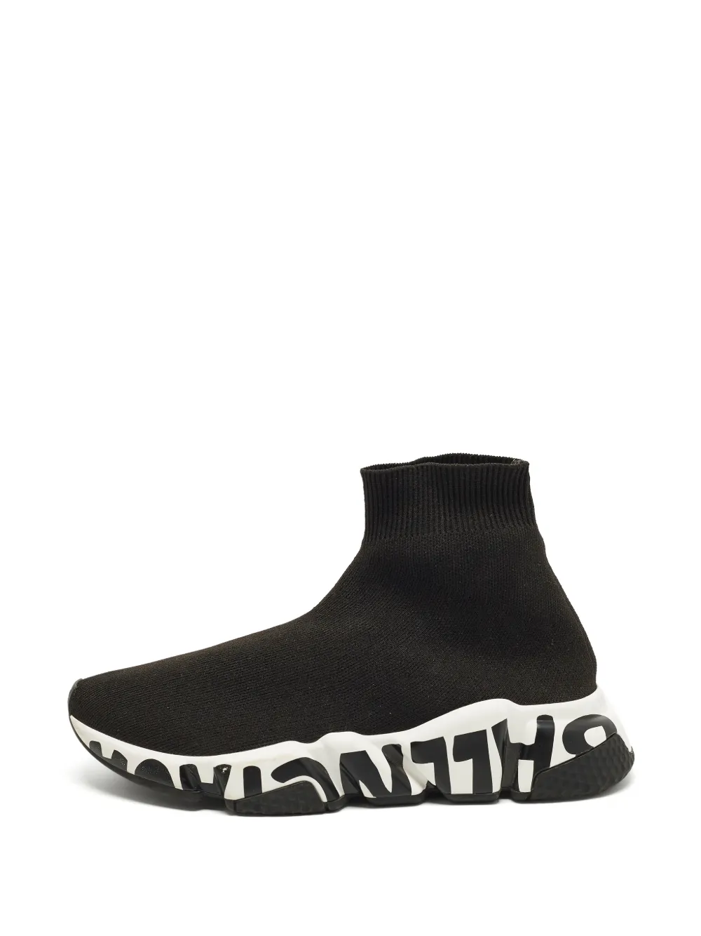 Balenciaga Pre-Owned Speed Graffiti high-top sneakers - Schwarz