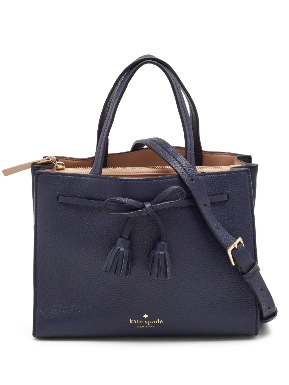 Kate Spade Hayes Street leather tote bag - Blau