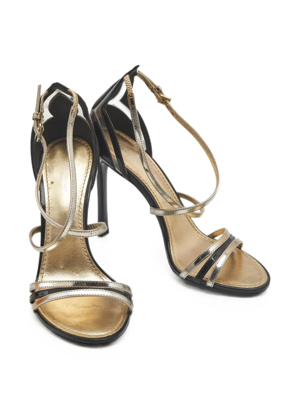 Louis Vuitton Pre-Owned strappy-details leather sandals - Oro