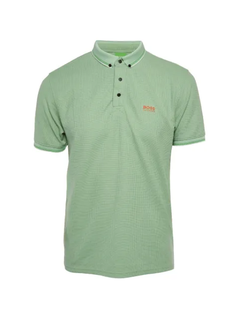 BOSS mesh jersey polo T-shirt