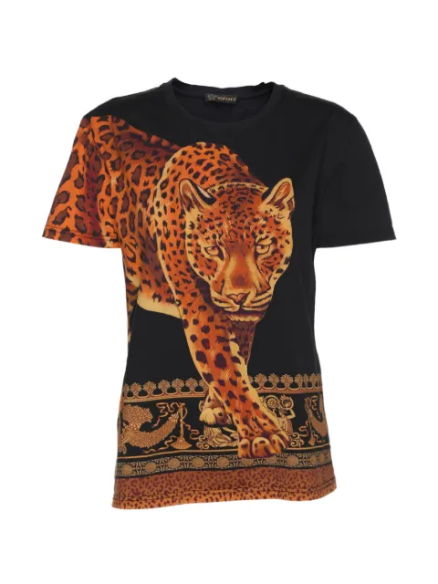 Versace Pre-Owned tiger-print T-shirt