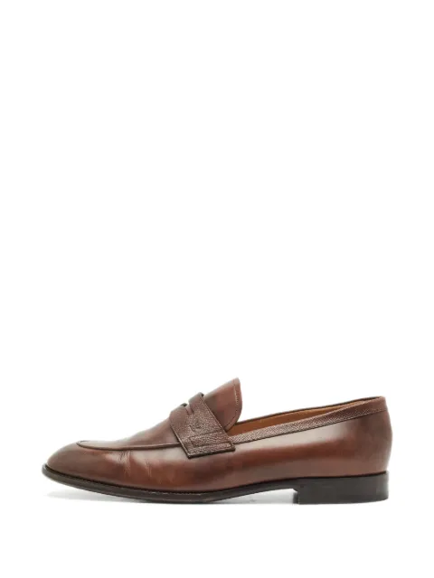 Louis Vuitton Pre-Owned ombre-effect leather penny loafers