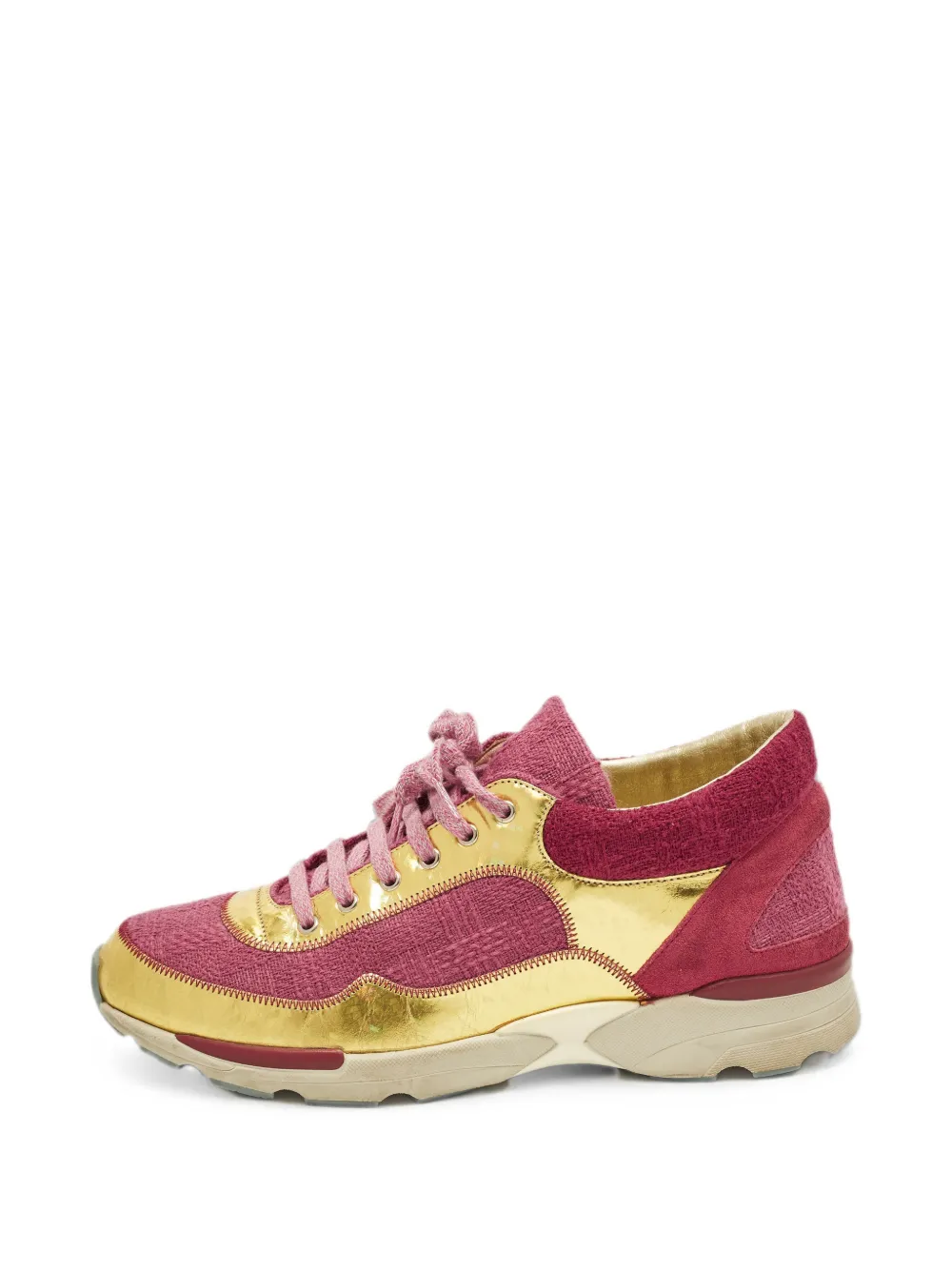 CHANEL Pre-Owned CC sneakers - Gold