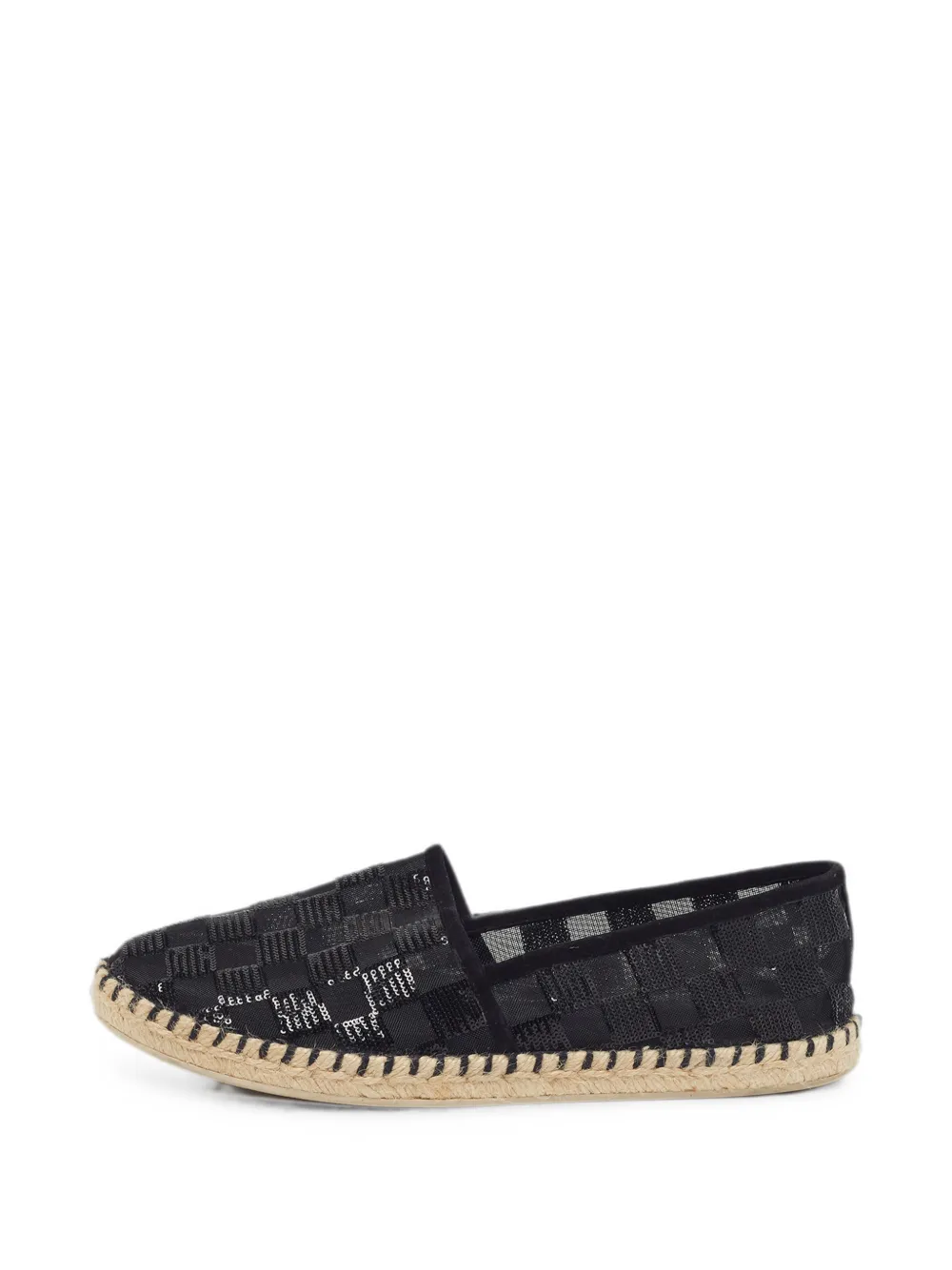 Louis Vuitton Pre-Owned Damier mesh espadrilles - Blau