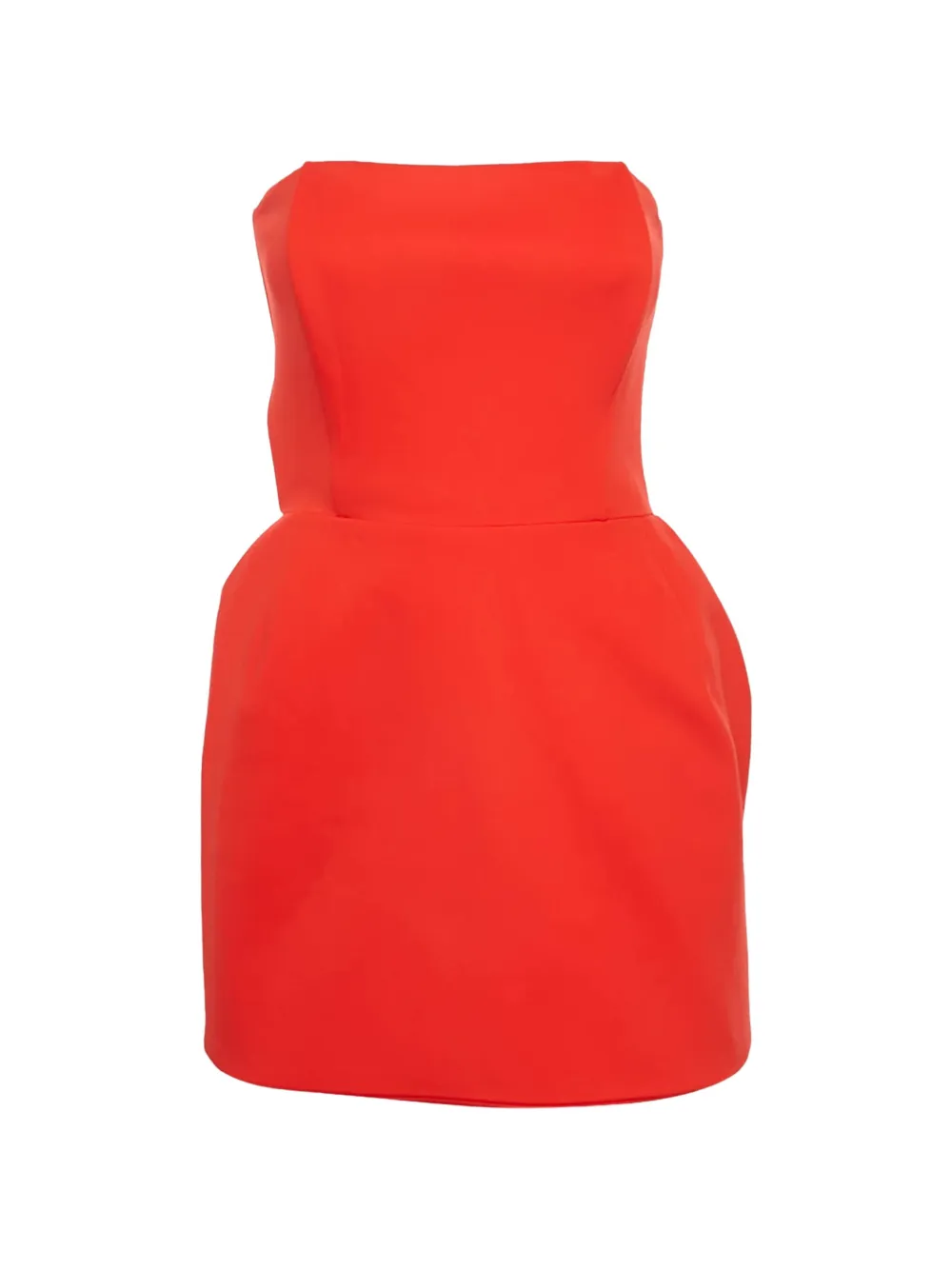 Magda Butrym strapless corset mini dress - Rot