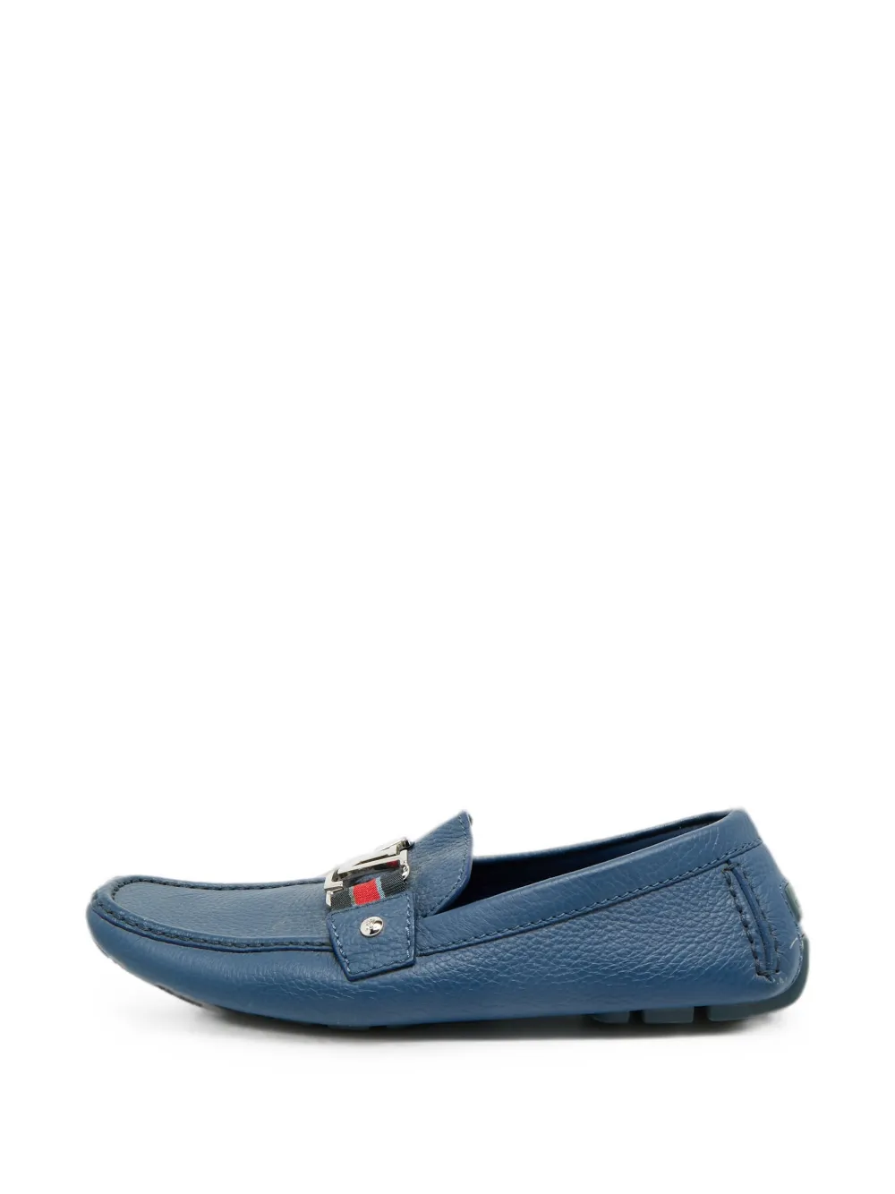 Louis Vuitton Pre-Owned Monte Carlo leather loafers - Blau