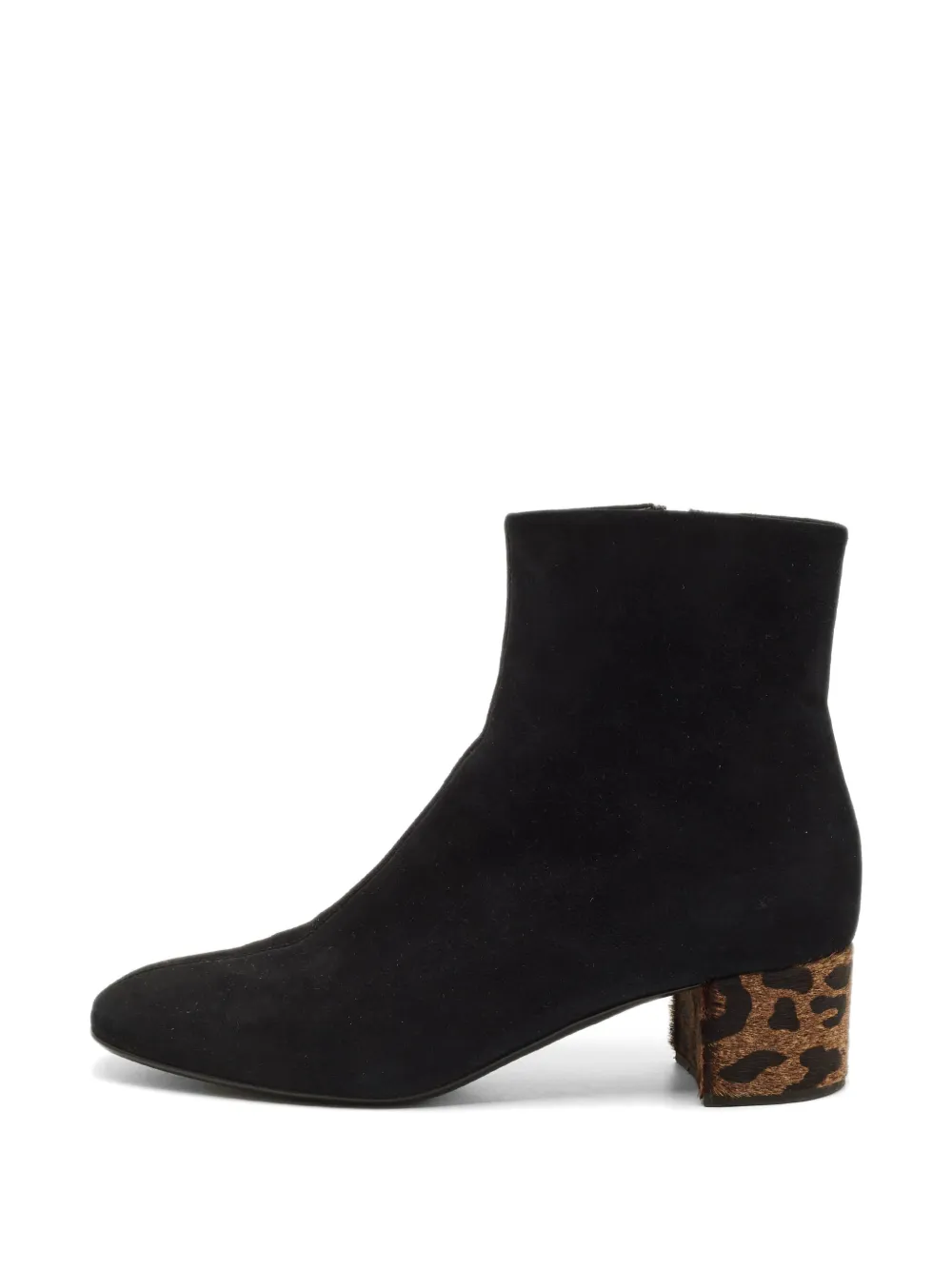 Giuseppe Zanotti Vintage Stiefeletten mit Animal-Print - Schwarz